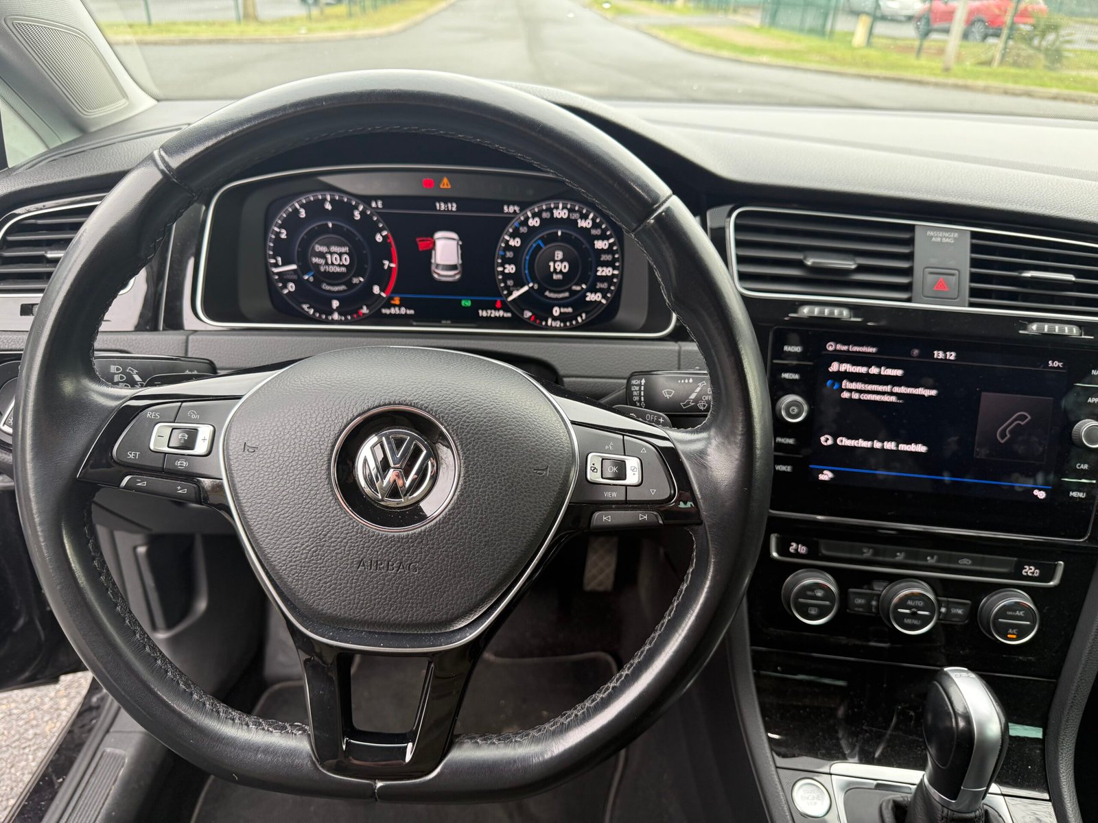 Volkswagen Golf (VII)  Phase 2 1.5 TSI Blue Motion DSG7 150 cv finition « Carat » 1ère main