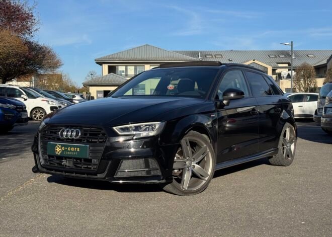 AUDI A3 Phase 2 Sportback 1.5 TFSI 16V S-Tronic7 S&S 150 cv Boîte auto / S-LINE / Toit-ouvrant / Virtual Cockpit