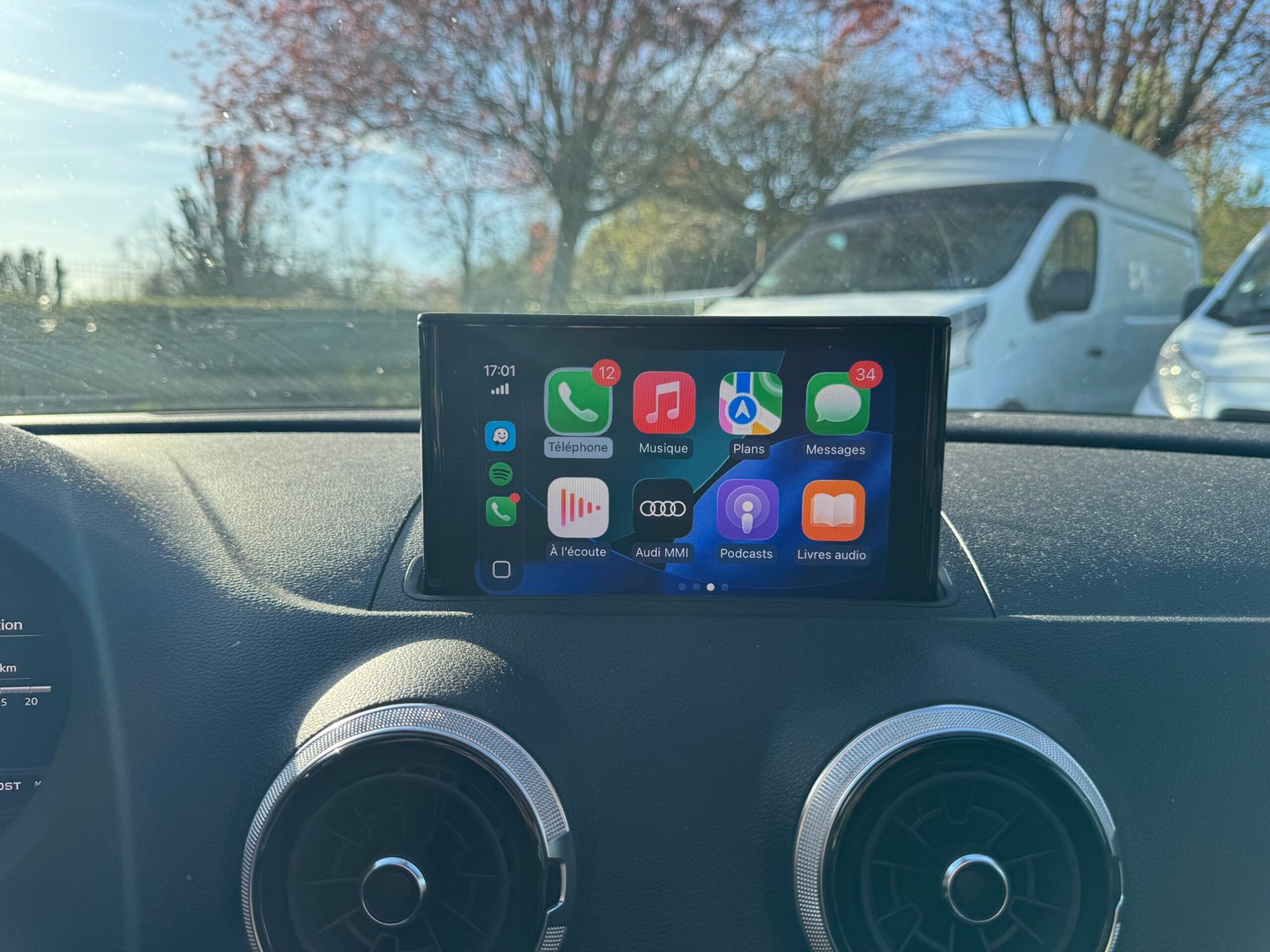 AUDI A3 Phase 2 Sportback 1.5 TFSI 16V S-Tronic7 S&S 150 cv Boîte auto / S-LINE / Toit-ouvrant / Virtual Cockpit