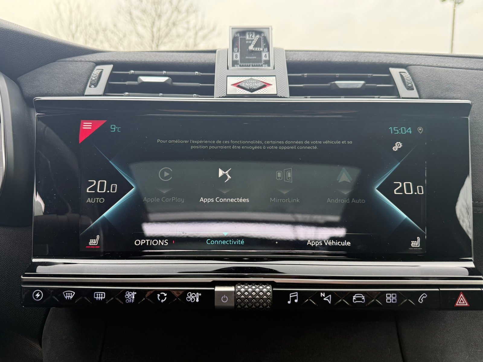 DS 7 Crossback E-tense 1.6 THP 300Ch Hybrid 4×4 « performance Line »