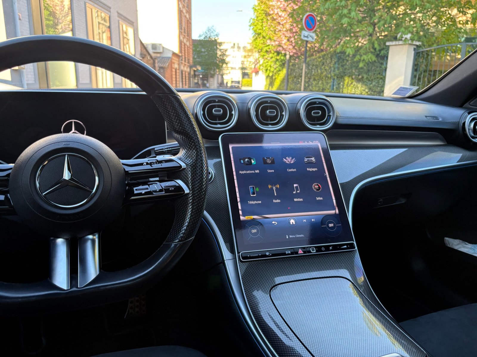 Mercedes Benz classe C AMG LINE 220 D  2.0 D EQ Boost  9G Tronic 200 cv boîte auto