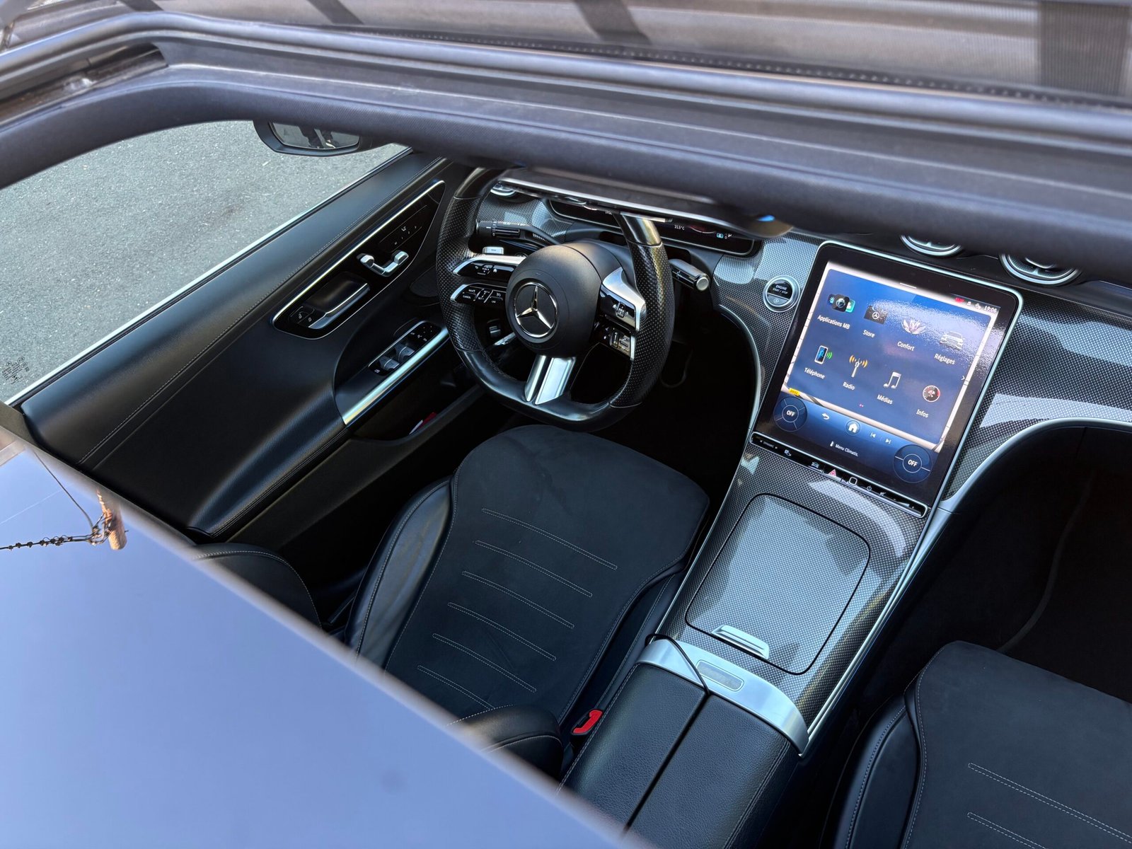 Mercedes Benz classe C AMG LINE 220 D  2.0 D EQ Boost  9G Tronic 200 cv boîte auto