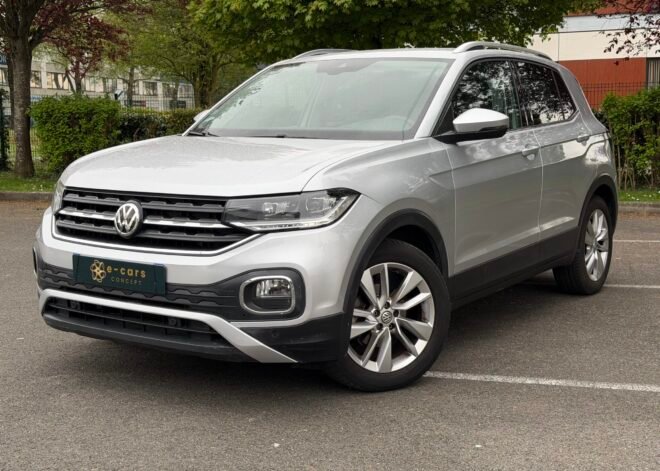 VOLKSWAGEN T-Cross 1.0 TSI DSG7 116 cv Boîte auto CARAT 1 ÈRE MAIN , ENTRETIEN FULL VOLKSWAGEN