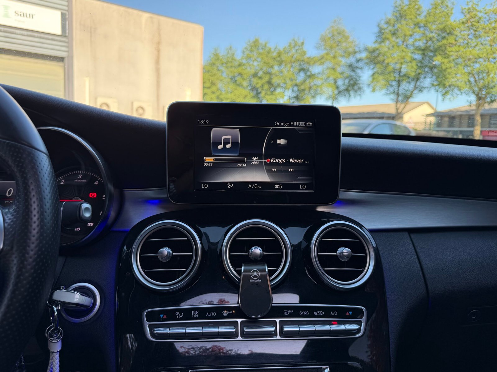 MERCEDES-BENZ Classe C (205) Berline 220 CDi 2.1 CDI 16V 9G-TRONIC BlueTEC 170 cv Boîte auto Pack AMG / Suivi Mercedes / Burmester /