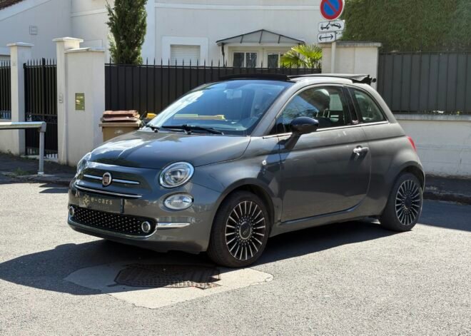 Fiat 500 c cabriolet finition lounge twinair dualogic boîte auto 85ch