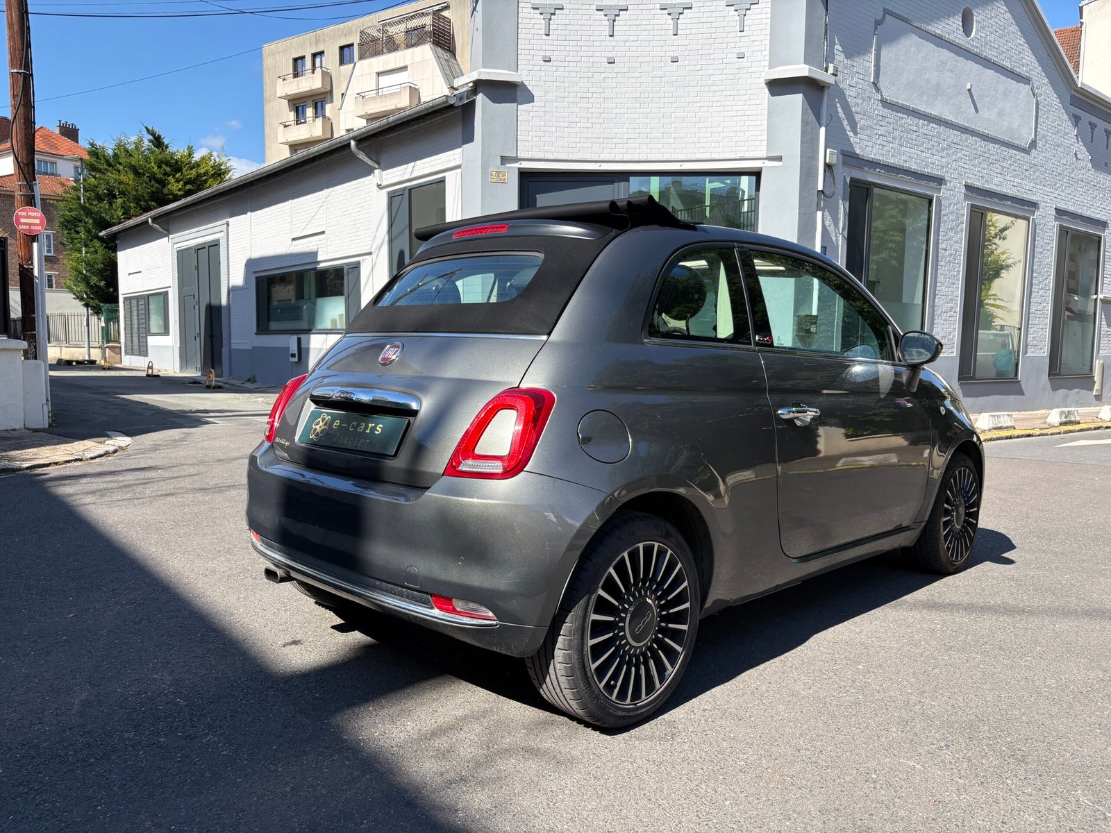 Fiat 500 c cabriolet finition lounge twinair dualogic boîte auto 85ch