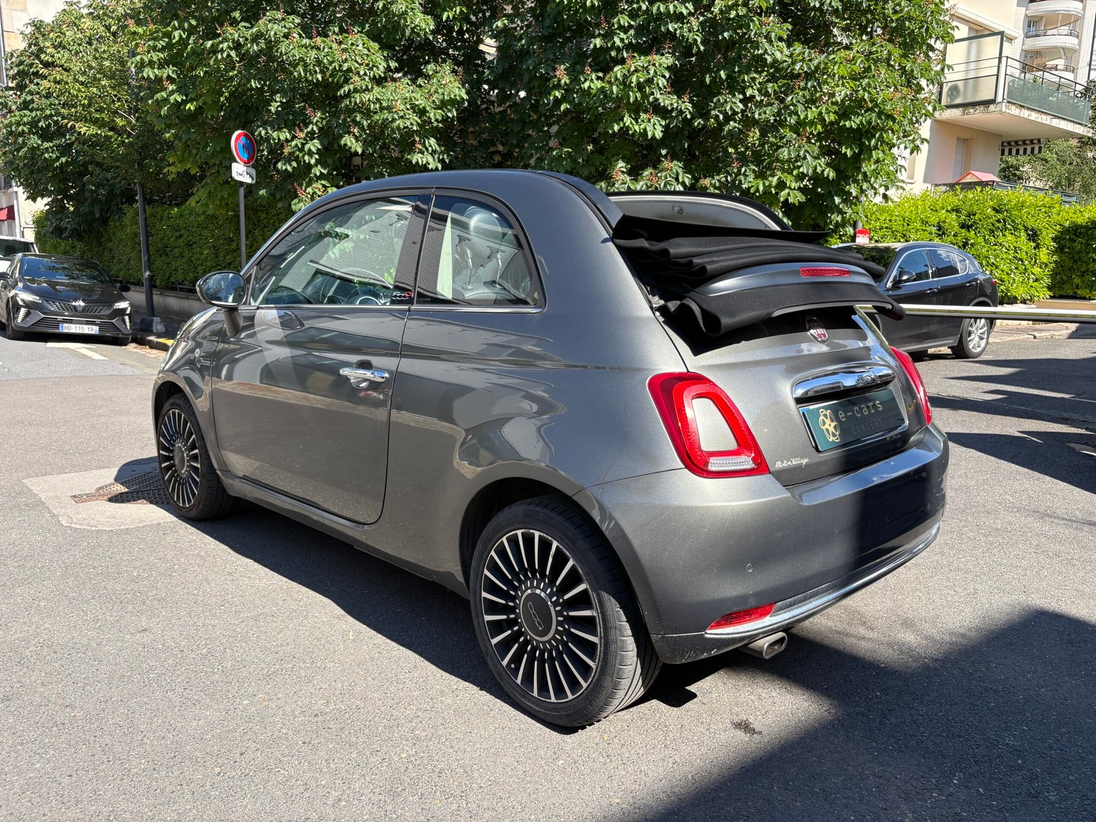 Fiat 500 c cabriolet finition lounge twinair dualogic boîte auto 85ch
