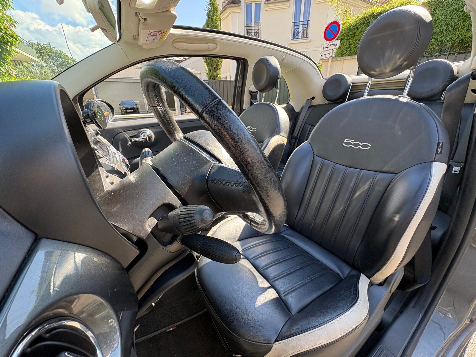 Fiat 500 c cabriolet finition lounge twinair dualogic boîte auto 85ch