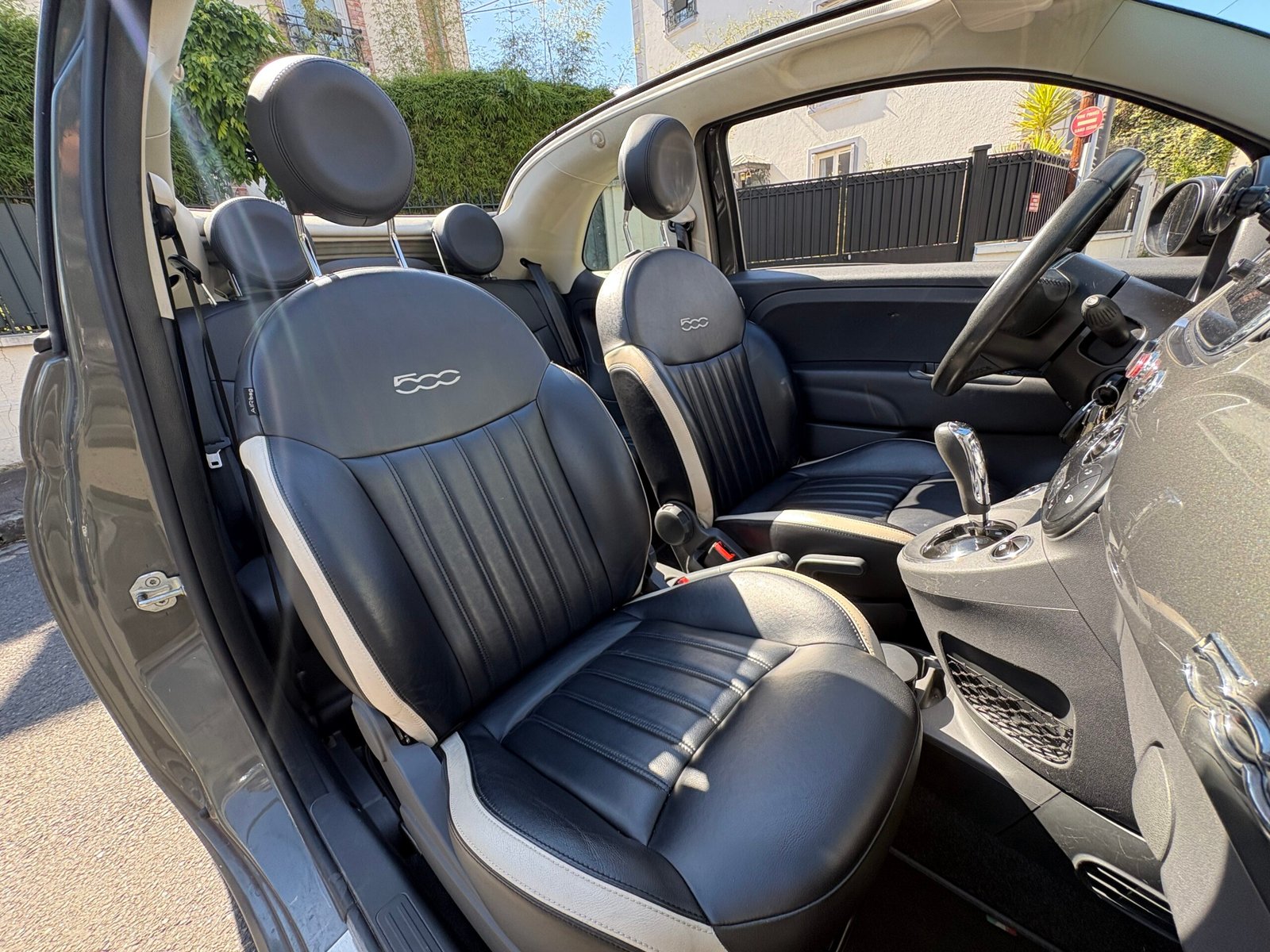 Fiat 500 c cabriolet finition lounge twinair dualogic boîte auto 85ch