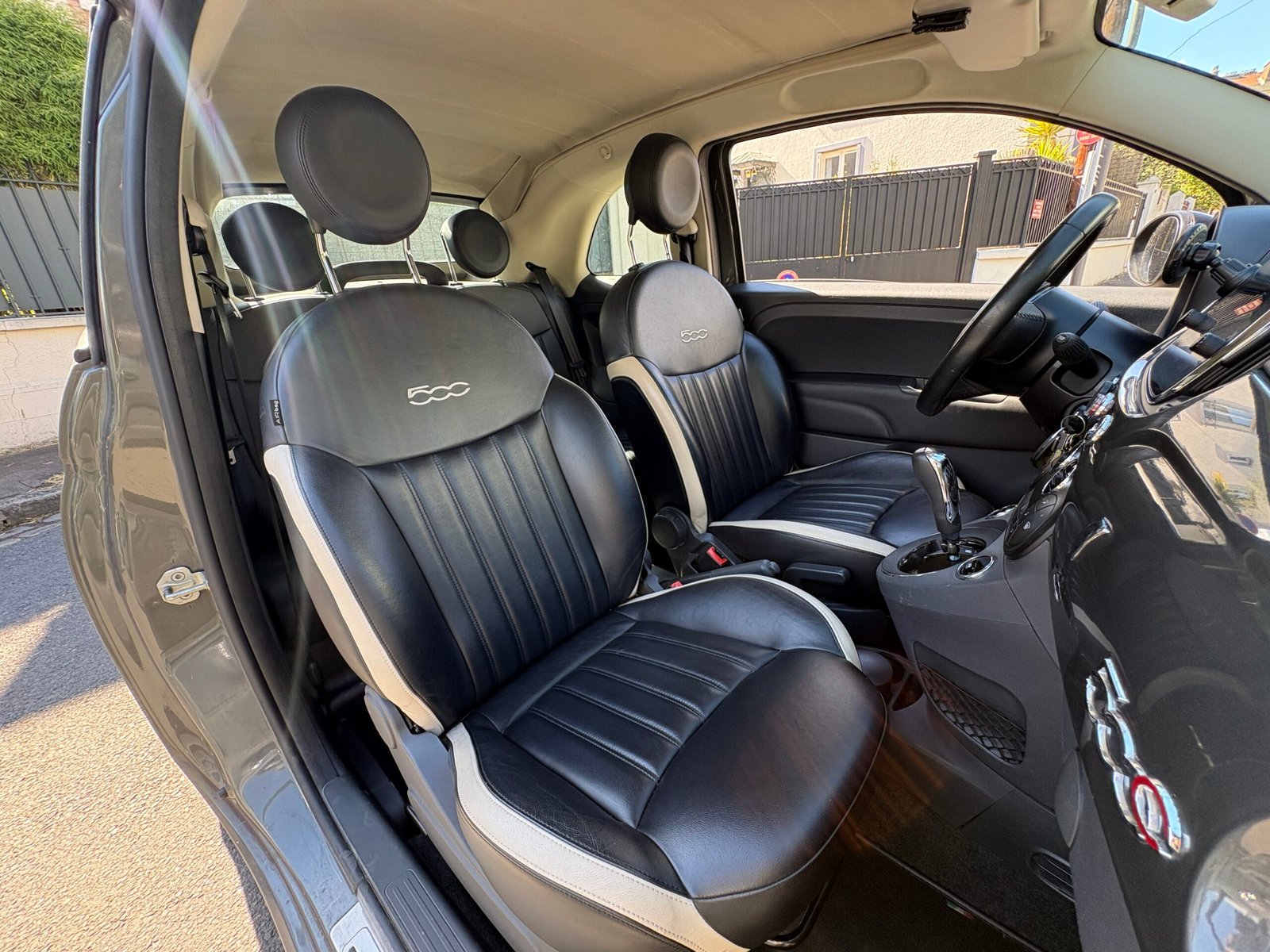 Fiat 500 c cabriolet finition lounge twinair dualogic boîte auto 85ch