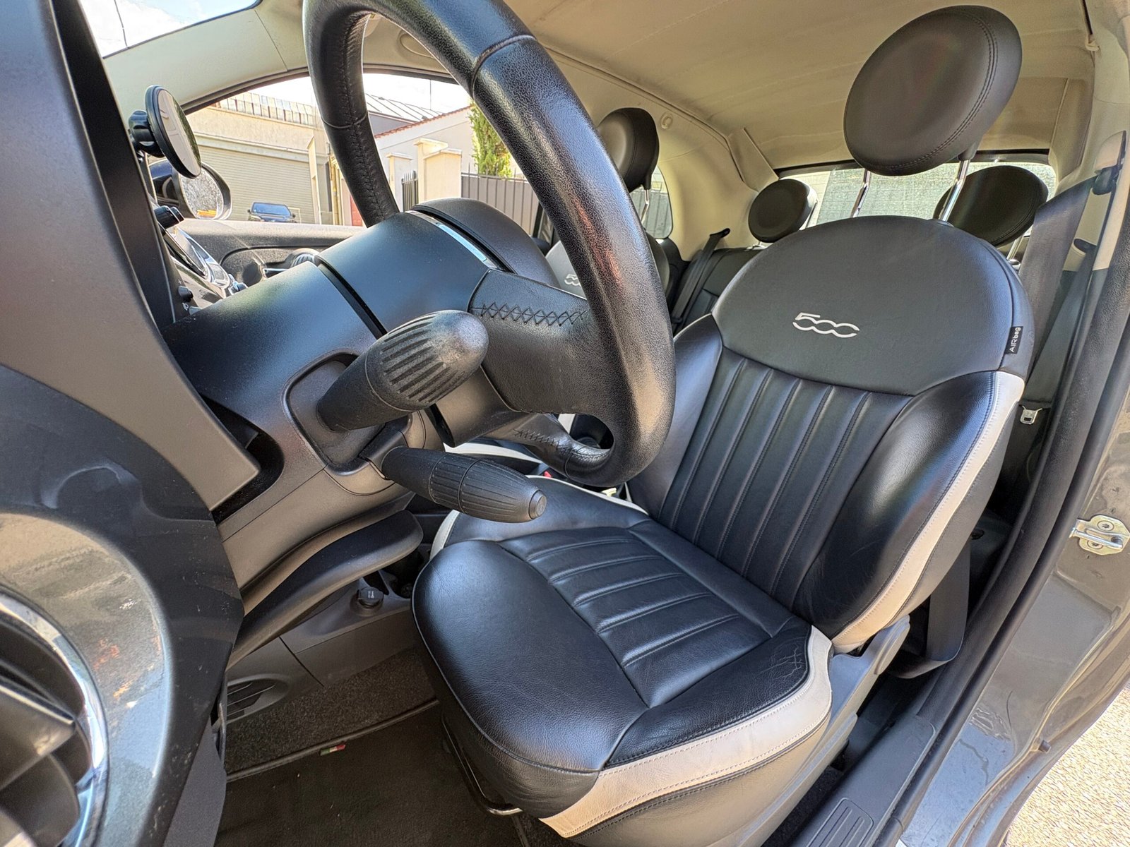 Fiat 500 c cabriolet finition lounge twinair dualogic boîte auto 85ch
