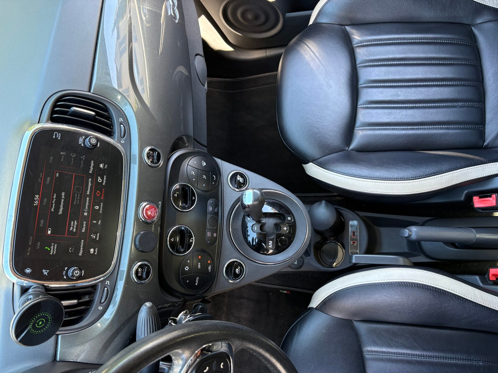 Fiat 500 c cabriolet finition lounge twinair dualogic boîte auto 85ch