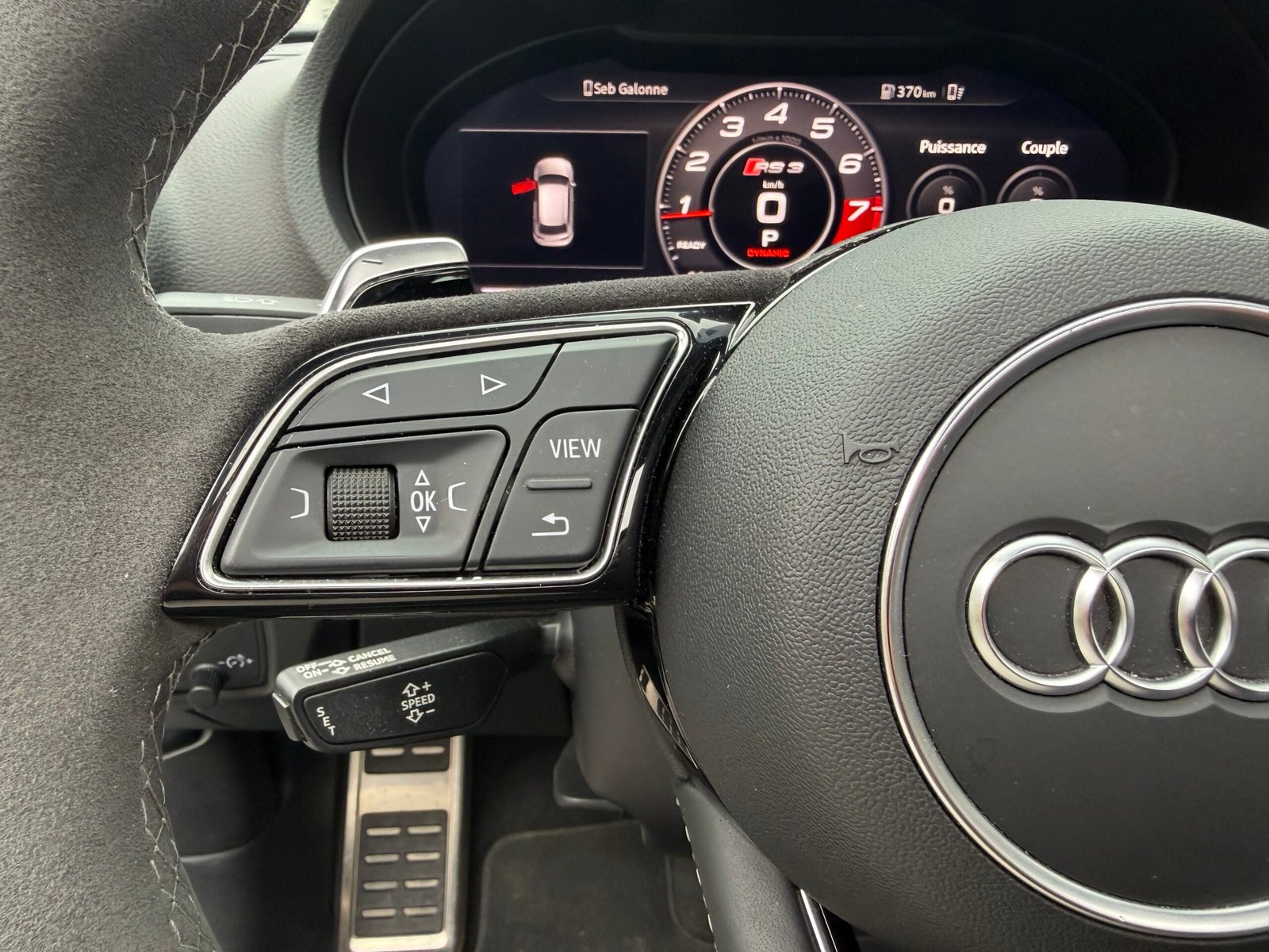 AUDI RS3 DAZA Phase 2 Sportback 2.5 TFSi 20V GPF Quattro S-Tronic 400 cv Boîte auto / Suivi Audi / Origine France / Bang & Olufsen / Virtual Cockpit / Toit ouvrant / Sièges RS