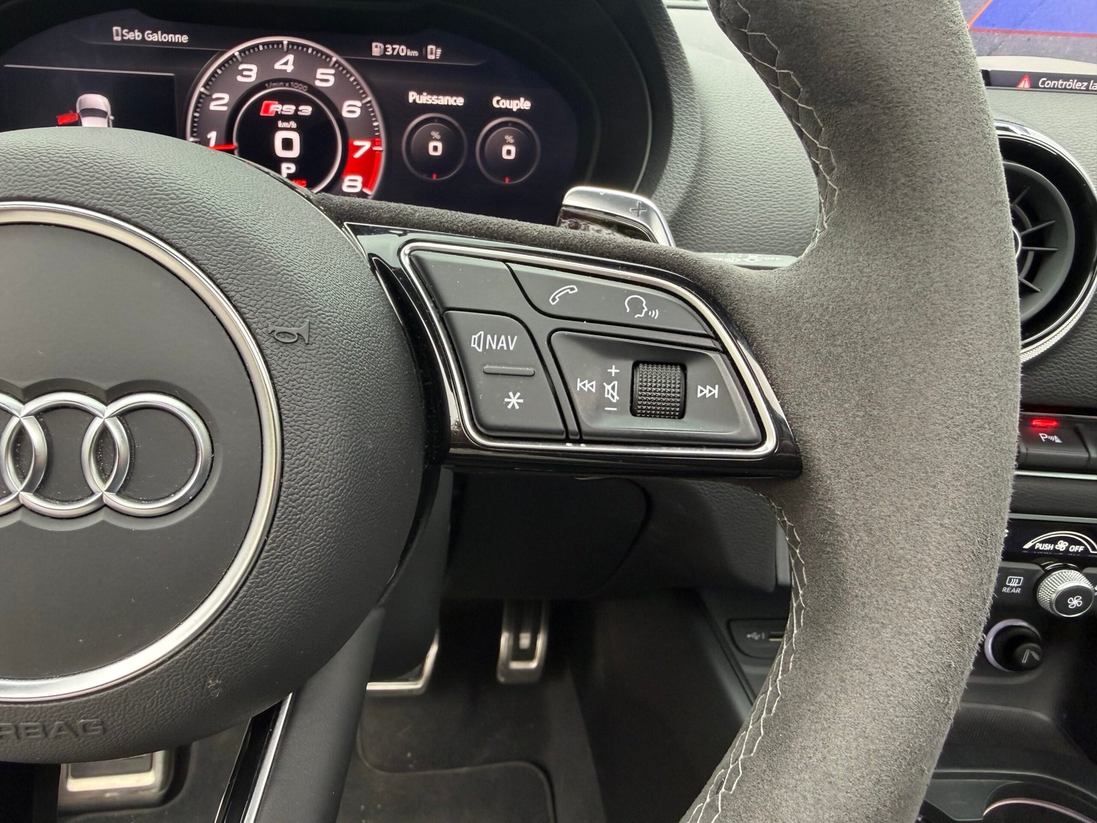 AUDI RS3 DAZA Phase 2 Sportback 2.5 TFSi 20V GPF Quattro S-Tronic 400 cv Boîte auto / Suivi Audi / Origine France / Bang & Olufsen / Virtual Cockpit / Toit ouvrant / Sièges RS