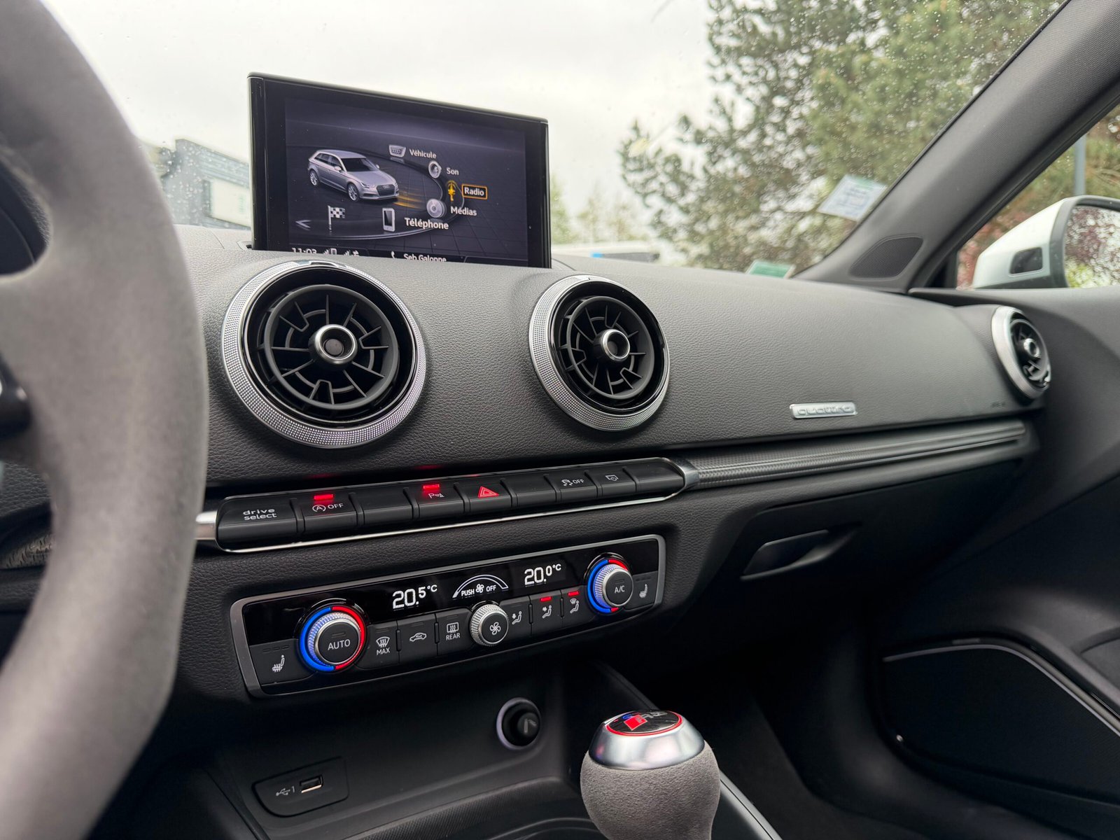 AUDI RS3 DAZA Phase 2 Sportback 2.5 TFSi 20V GPF Quattro S-Tronic 400 cv Boîte auto / Suivi Audi / Origine France / Bang & Olufsen / Virtual Cockpit / Toit ouvrant / Sièges RS