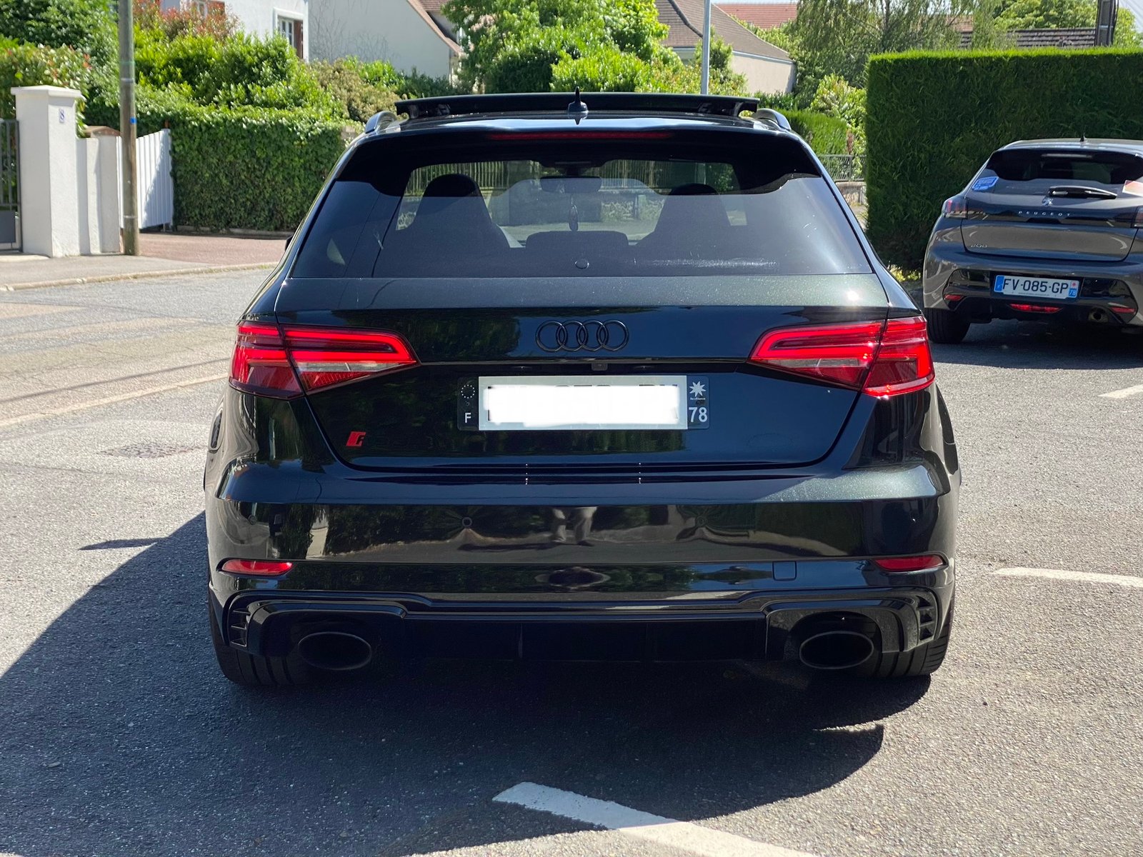 AUDI RS3 Stage 2 8V Black Panthere Phase 2 Sportback 2.5 TFSi Quattro S-Tronic 500 cv Boîte auto