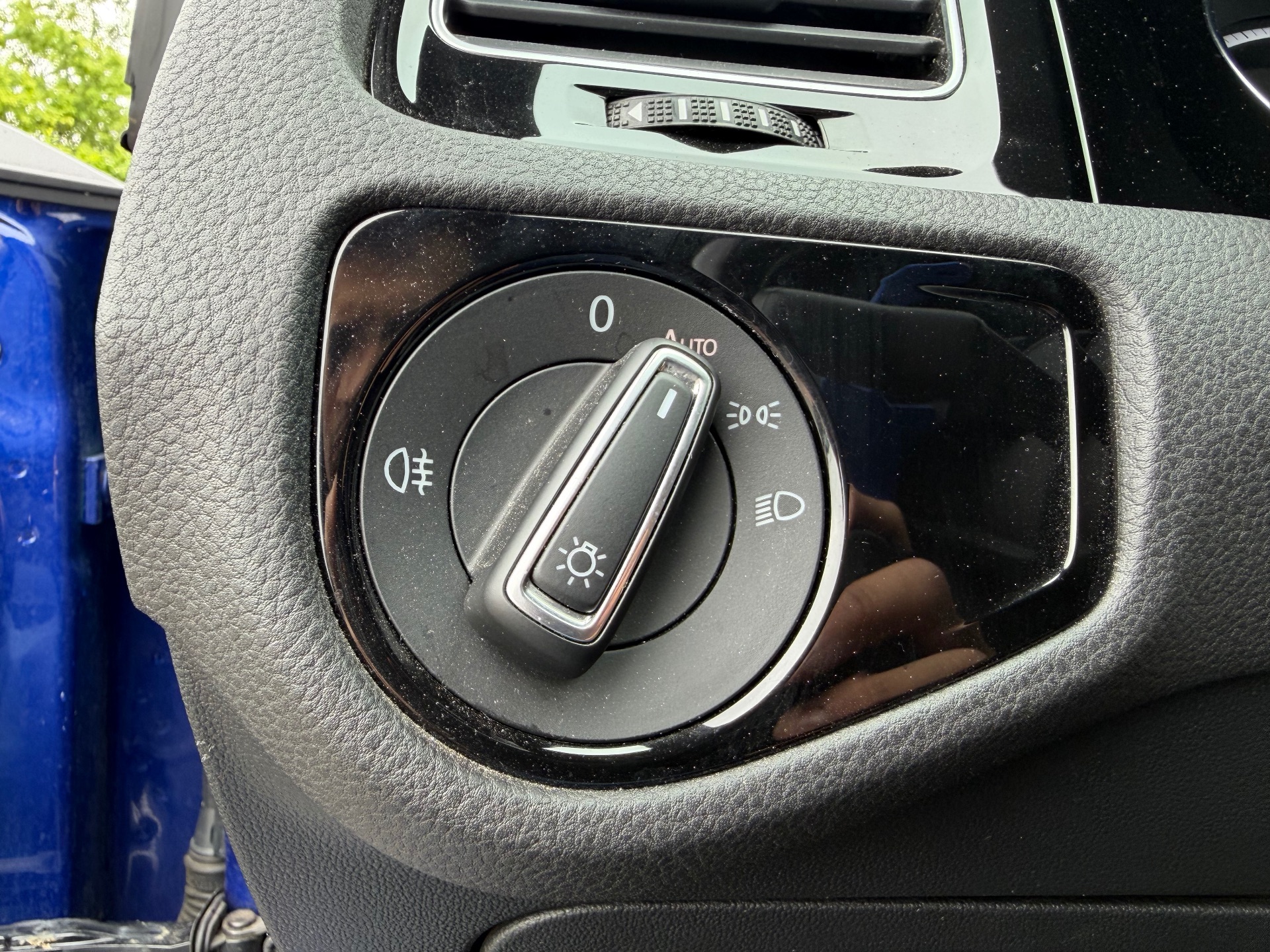 Golf 7 R bleu