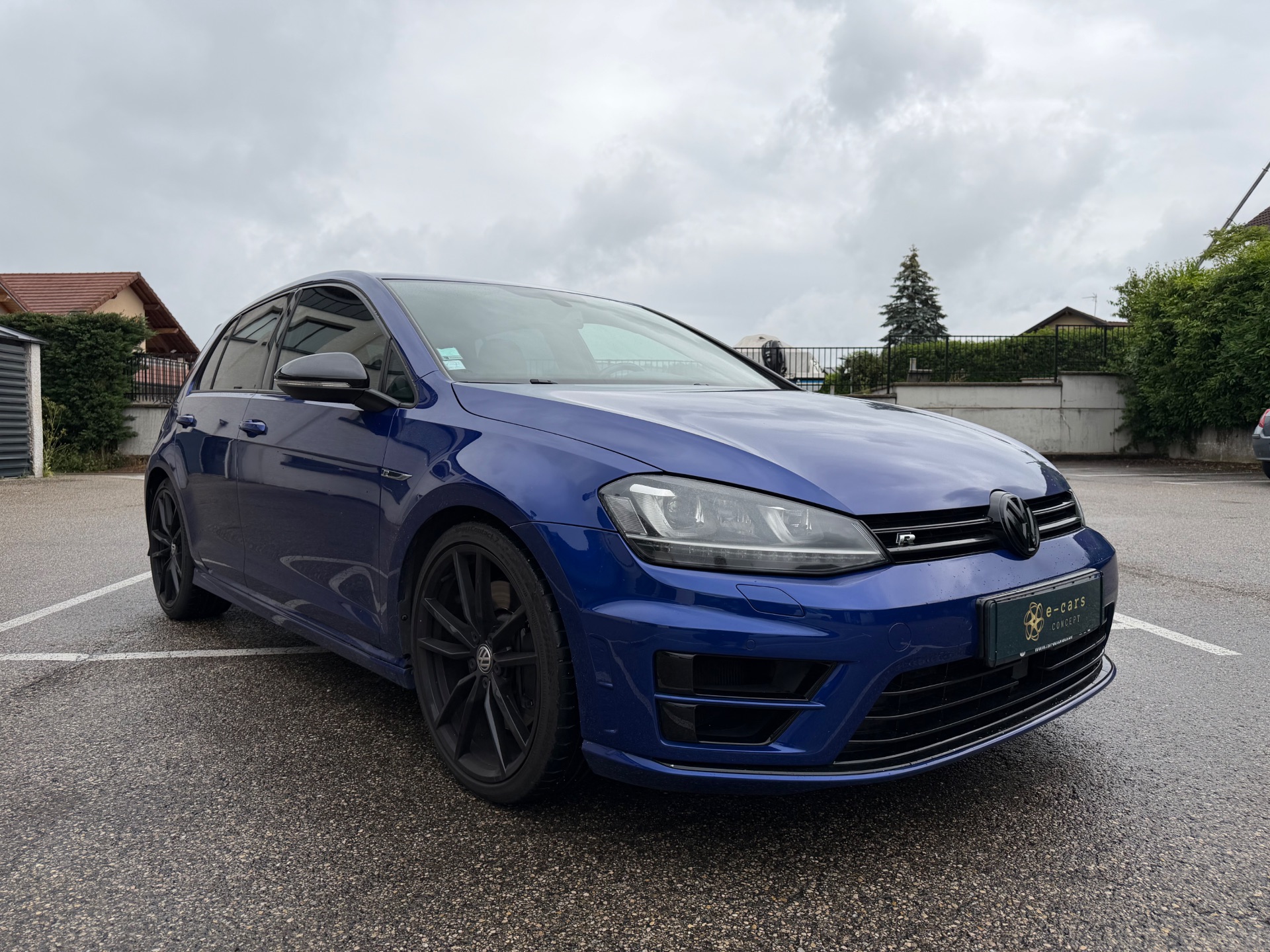 Golf 7 R bleu