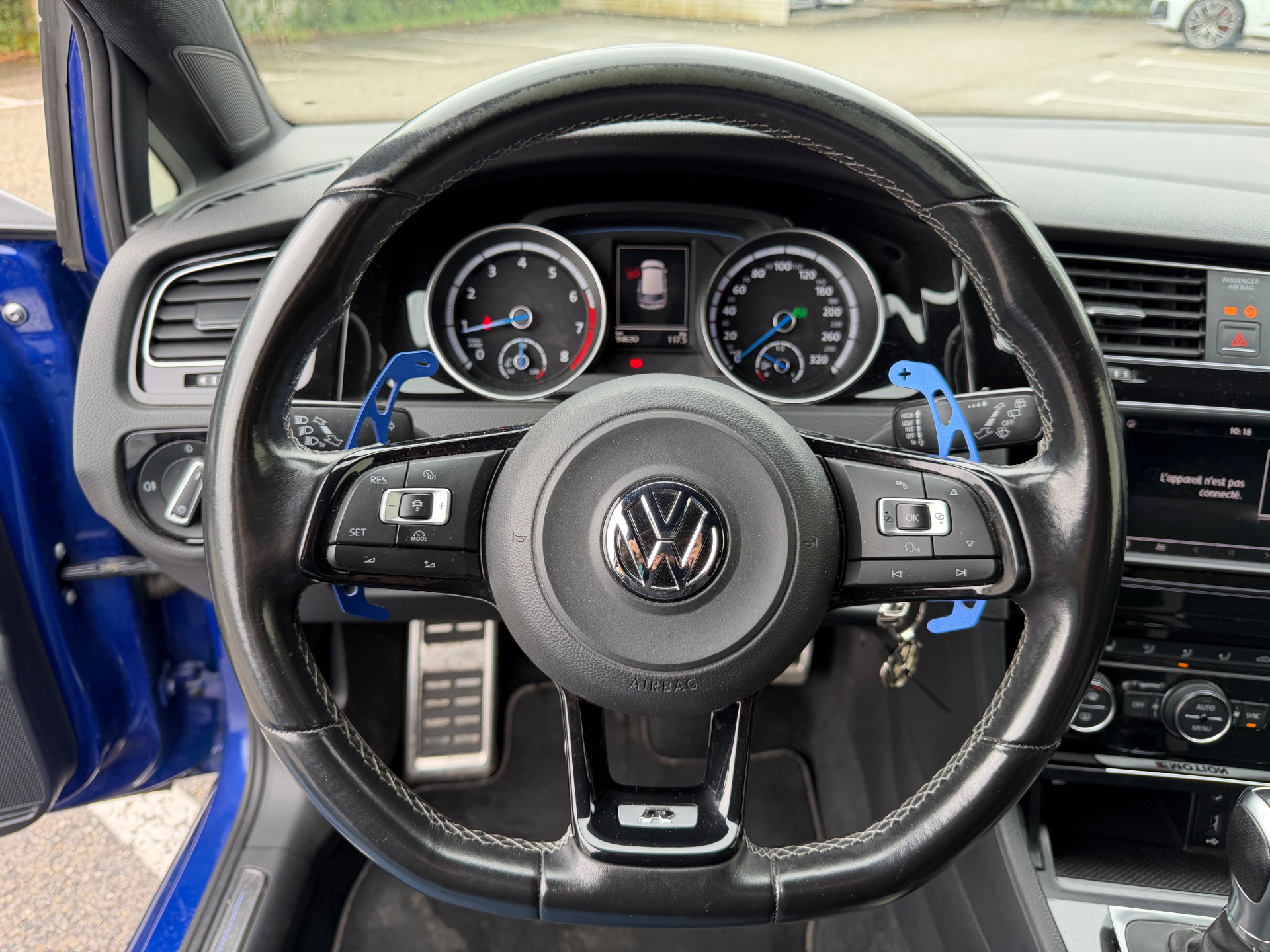 Golf 7 R bleu