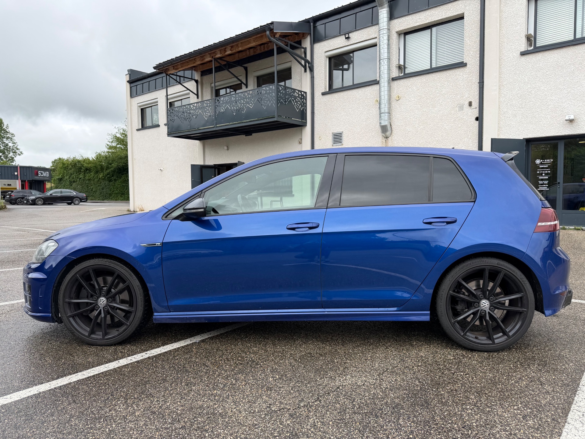 Golf 7 R bleu