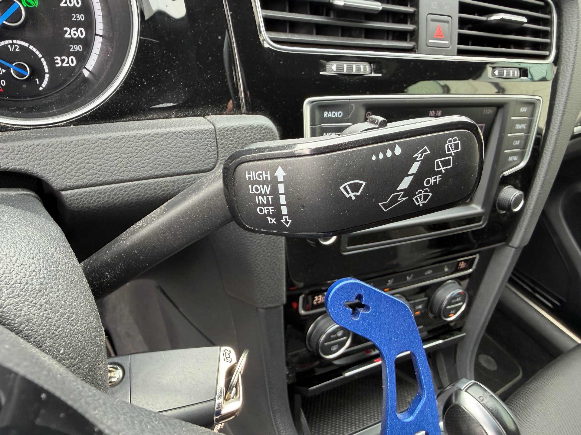 Golf 7 R bleu