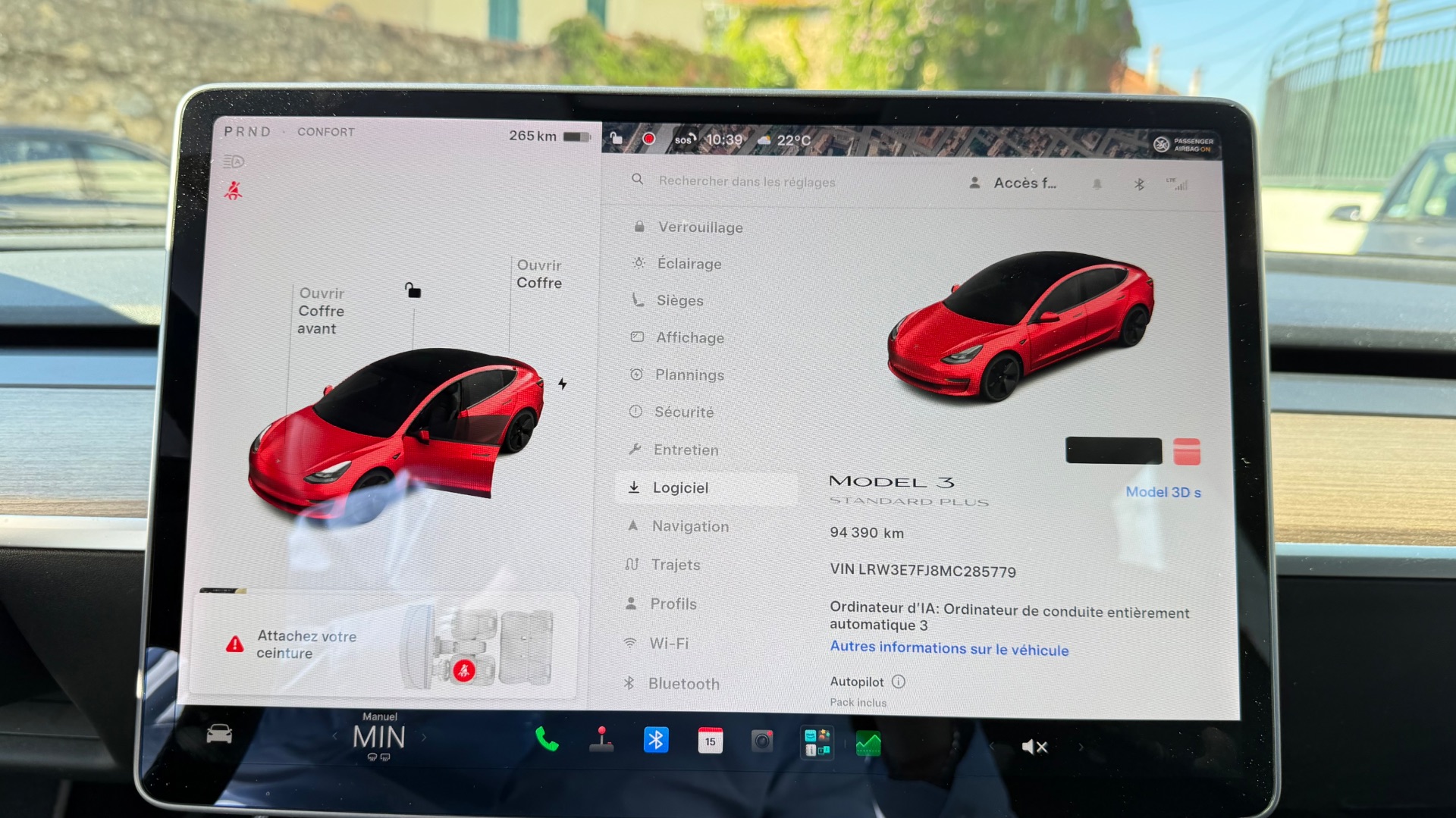 Tesla 3 Électrique RWD 325ch Standard Range Plus